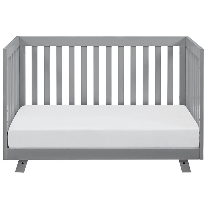Storkcraft Beckett 3 in 1 Convertible Crib in Pebble Gray