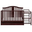 Graco Solano 3 Piece Convertible Crib and Changer Set in Espresso