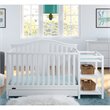 Graco Solano 3 Piece Convertible Crib and Changer Set in White