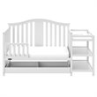 Graco Solano 3 Piece Convertible Crib and Changer Set in White