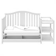 Graco Solano 3 Piece Convertible Crib and Changer Set in White
