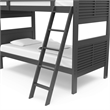 Thomasville Kids Milo Convertible Twin over Twin Bunk Bed in Gray