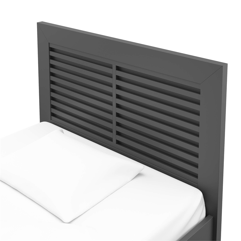 Thomasville Kids Milo Twin Captain's Bed with Twin Trundle in Gray