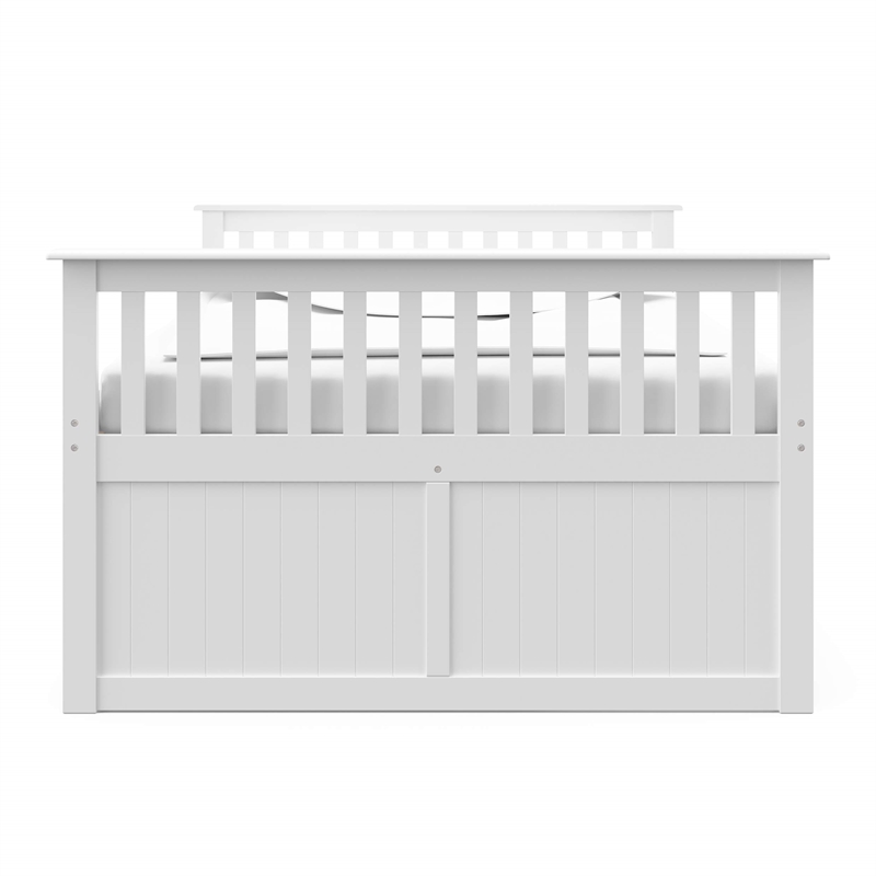 Storkcraft Marco Island Full Captain's Bed with Twin Trundle in White