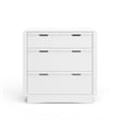 Stork Craft USA Skye 3-Drawer Wood Chest with Changing Topper in White