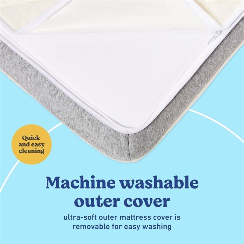 Stork Craft USA Graco Ultra Polyurethane 2-in-1 Crib & Toddler Mattress in White