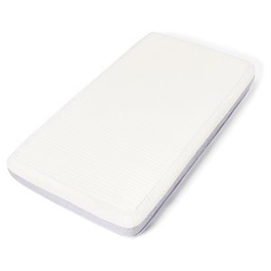 stork craft usa graco ultra polyurethane 2-in-1 crib & toddler mattress in white