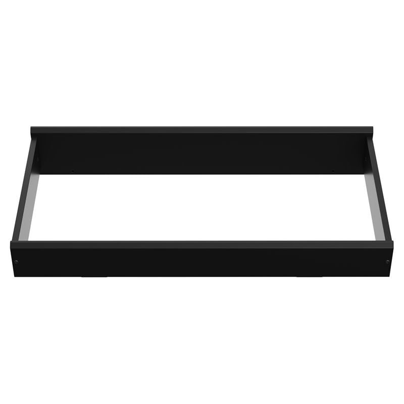 Stork Craft USA Nest Engineered Wood Changing Topper in Black