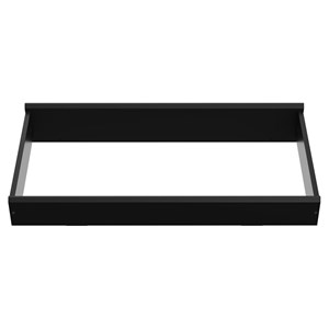 Stork Craft USA Nest Engineered Wood Changing Topper in Black