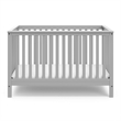 Stork Craft USA Hillcrest Wood 4-in-1 Convertible Crib in Pebble Gray