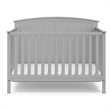Stork Craft USA Steveston Wood 4-in-1 Convertible Crib in Pebble Gray