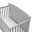 Stork Craft USA Steveston Wood 4-in-1 Convertible Crib in Pebble Gray