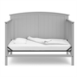 Stork Craft USA Steveston Wood 4-in-1 Convertible Crib in Pebble Gray
