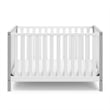 Stork Craft USA Pacific Wood 4-in-1 Convertible Crib in Gray Finish