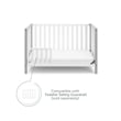 Stork Craft USA Pacific Wood 4-in-1 Convertible Crib in Gray Finish