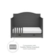 Stork Craft USA Moss Wood 4-in-1 Convertible Crib with Drawer in Gray