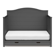 Stork Craft USA Moss Wood 4-in-1 Convertible Crib with Drawer in Gray
