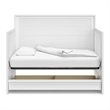 Stork Craft USA Luna Wood 4-in-1 Convertible Crib with Drawer in White