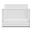 Stork Craft USA Luna Wood 4-in-1 Convertible Crib with Drawer in White