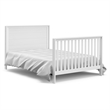 Stork Craft USA Luna Wood 4-in-1 Convertible Crib with Drawer in White