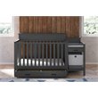 Storkcraft Arizona 4-in-1 Convertible Baby Crib and Changer Gray