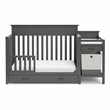 Storkcraft Arizona 4-in-1 Convertible Baby Crib and Changer Gray