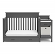 Storkcraft Arizona 4-in-1 Convertible Baby Crib and Changer Gray