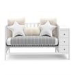 Stork Craft USA Malibu Wood 3-in-1 Customizable Convertible Storage Crib - White