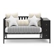 Stork Craft USA Malibu Wood 3-in-1 Customizable Convertible Storage Crib - Black