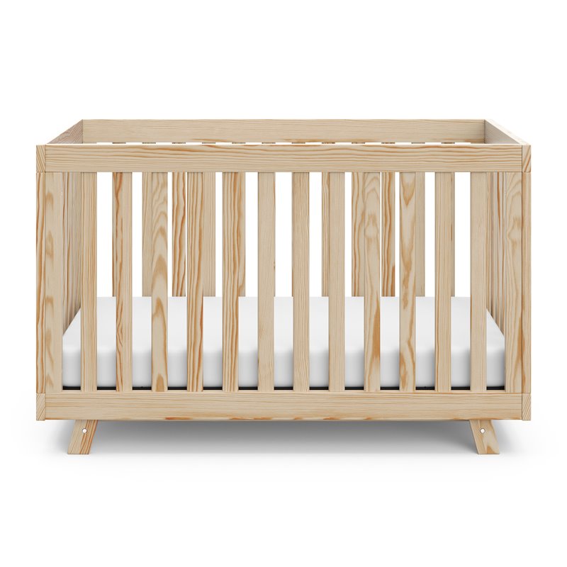 Stork Craft USA Beckett Wood 3-in-1 Convertible Crib in Natural