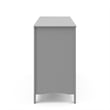 Stork Craft USA Graco Noah 6-Drawer Engineered Wood Double Dresser in Gray