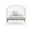Stork Craft USA Graco Stella Wood 4-in-1 Convertible Mini Crib in White