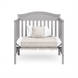 Stork Craft USA Graco Stella Wood 4-in-1 Convertible Mini Crib in Pebble Gray