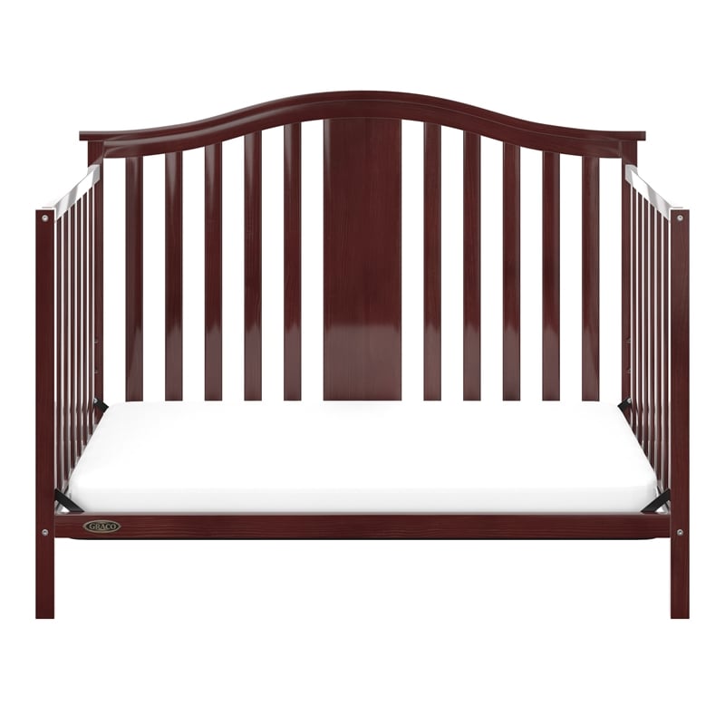 Stork Craft USA Graco Solano Wood 4-in-1 Convertible Crib in Espresso