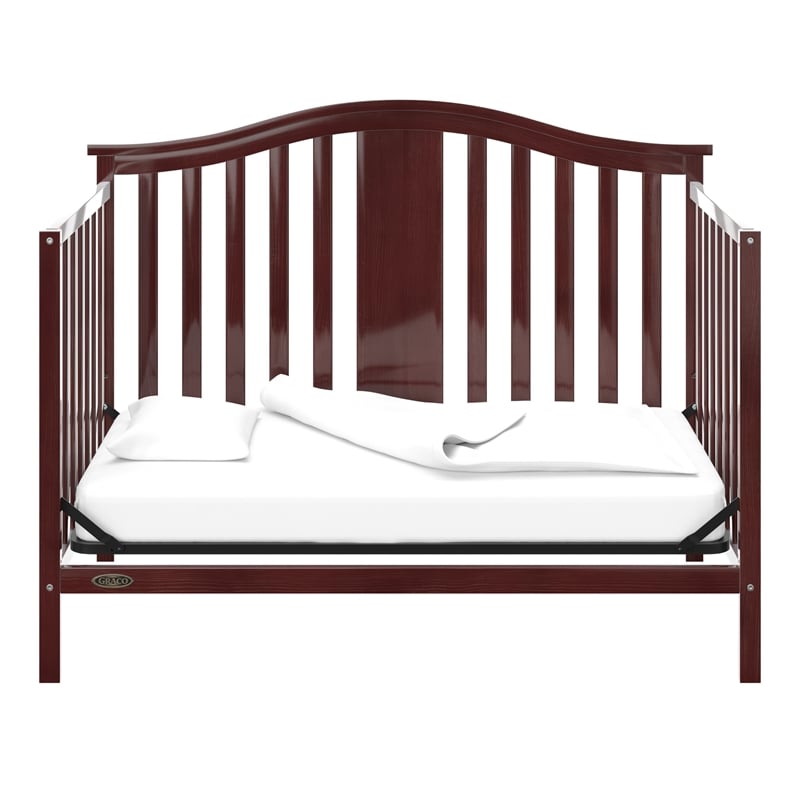 Stork Craft USA Graco Solano Wood 4-in-1 Convertible Crib in Espresso