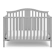 Stork Craft USA Graco Solano Wood 4-in-1 Convertible Crib in Pebble Gray