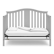 Stork Craft USA Graco Solano Wood 4-in-1 Convertible Crib in Pebble Gray