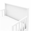 Stork Craft USA Slumber Modern Wood Toddler Bed in White Finish