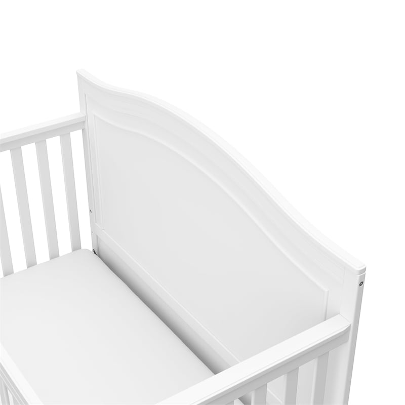 Stork Craft USA Graco Paris Wood 4-in-1 Convertible Crib in White