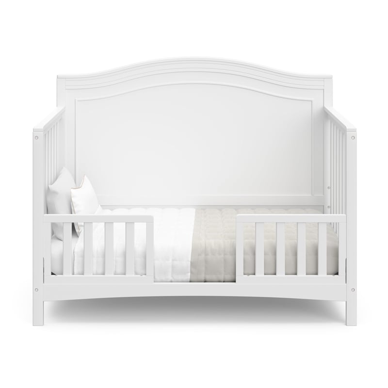 Stork Craft USA Graco Paris Wood 4-in-1 Convertible Crib in White