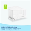 Stork Craft USA Graco Paris Wood 4-in-1 Convertible Crib in White