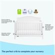 Stork Craft USA Graco Paris Wood 4-in-1 Convertible Crib in White