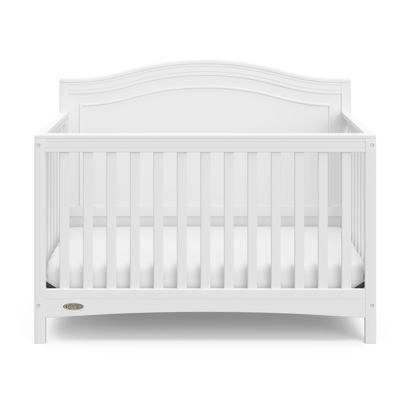 Stork Craft USA Graco Paris Wood 4-in-1 Convertible Crib in White