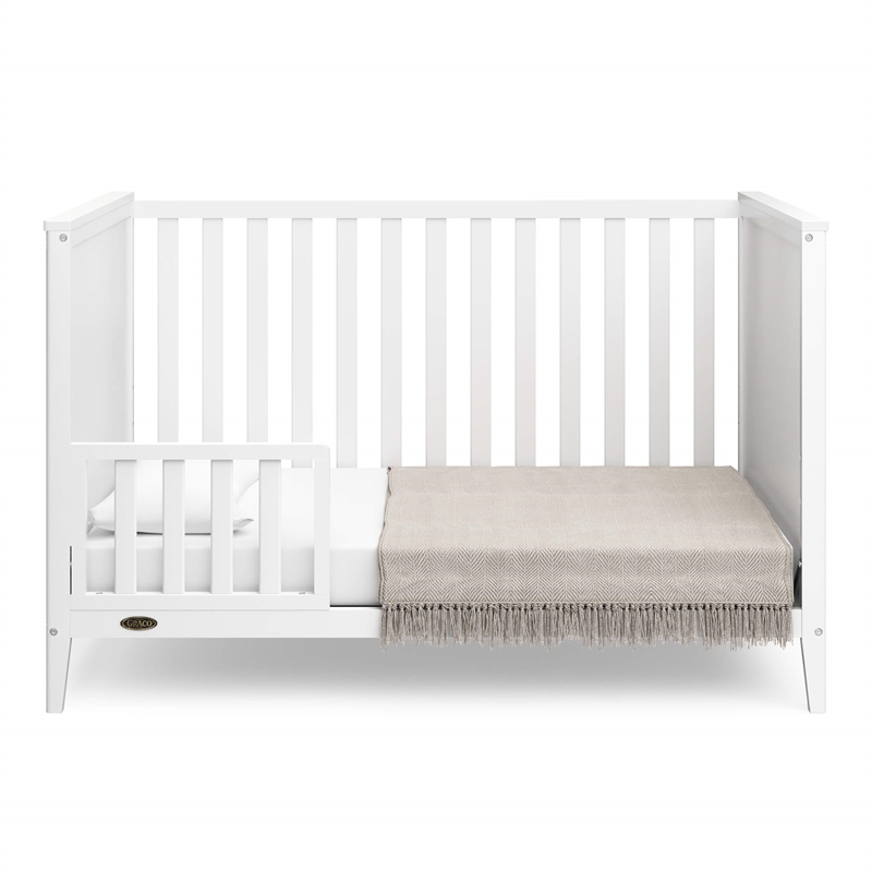 Stork Craft USA Graco Melbourne Wood 3-in-1 Convertible Crib in White