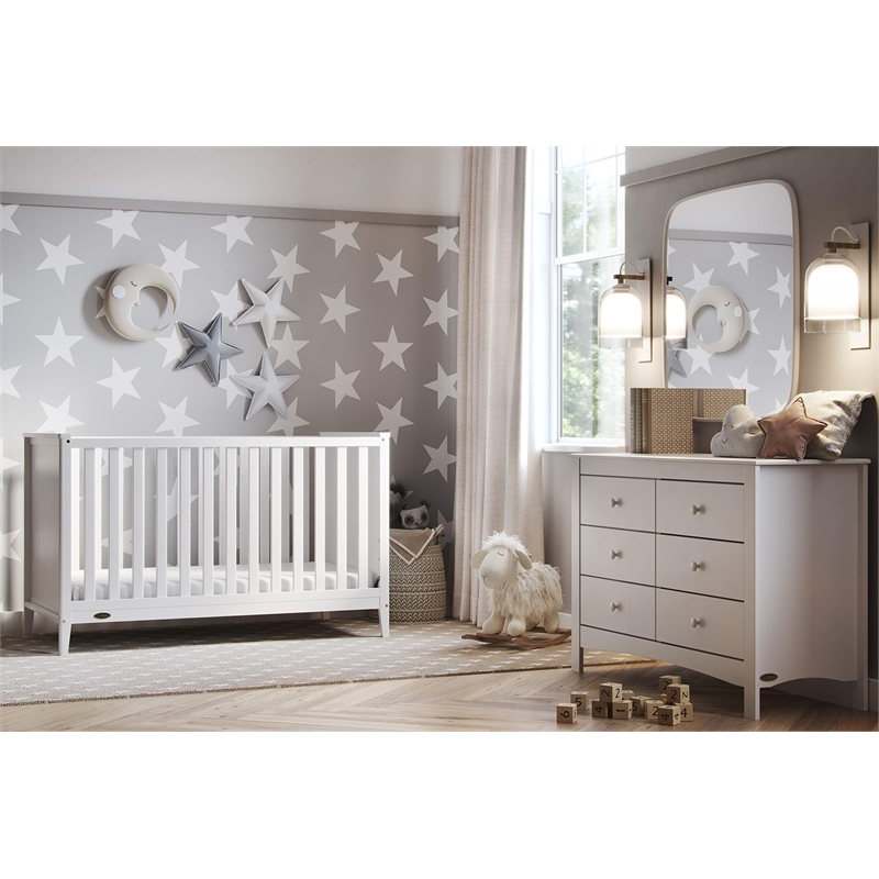 Stork Craft USA Graco Melbourne Wood 3-in-1 Convertible Crib in White