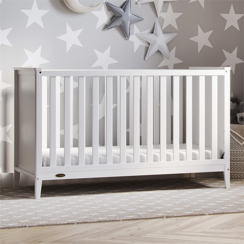 Stork Craft USA Graco Melbourne Wood 3-in-1 Convertible Crib in White
