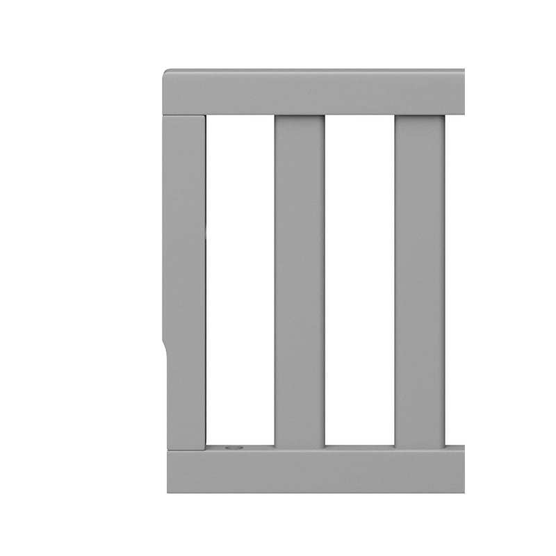 Stork Craft USA Graco Universal Wood Toddler Safety Guardrail in Pebble Gray