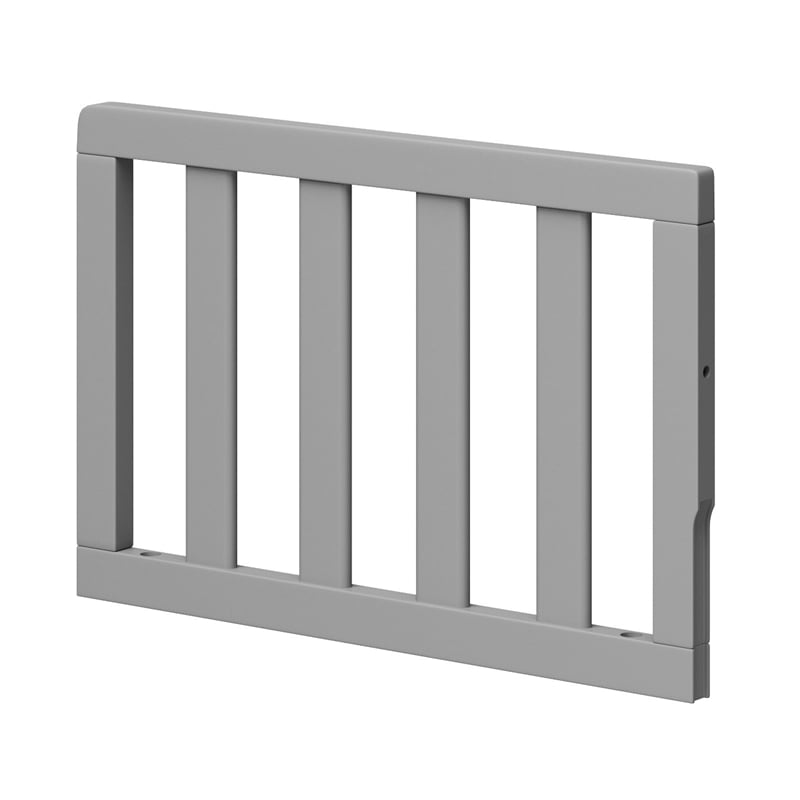Stork Craft USA Graco Universal Wood Toddler Safety Guardrail in Pebble Gray