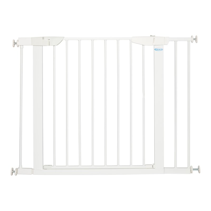 Stork Craft USA Graco Babysteps Premium Metal Walk-Thru Safety Gate in White