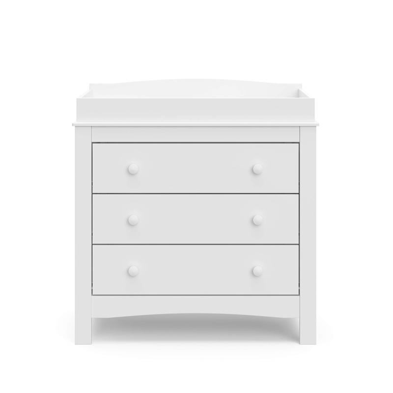 Stork Craft USA Graco Noah 4-Drawer Engineered Wood Chest in White